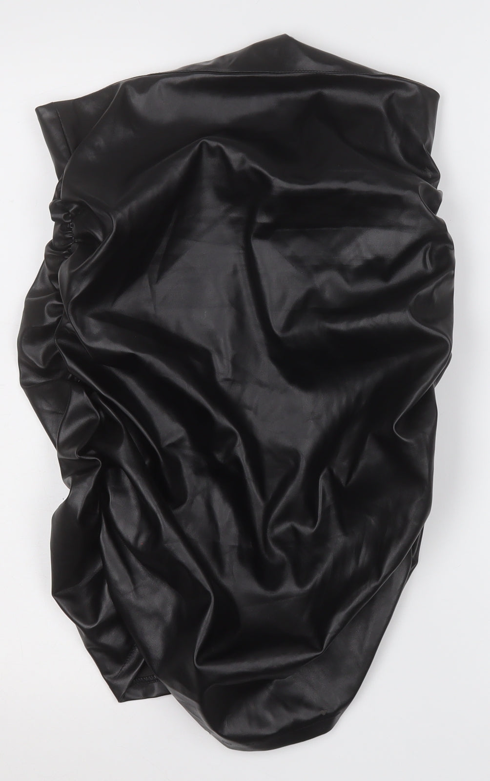 Shien Womens Black  Polyester Flare Skirt Size L