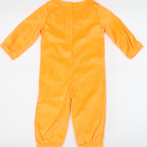 F&F Baby Orange  Polyester Dress Set Outfit/Set Size 12-18 Months   - Halloween
