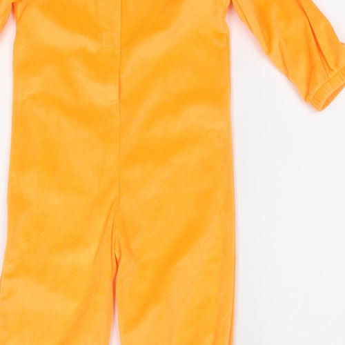 F&F Baby Orange  Polyester Dress Set Outfit/Set Size 12-18 Months   - Halloween