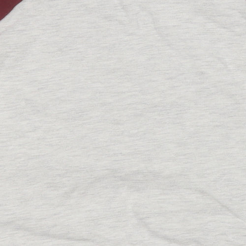 Preworn Boys Grey  Polyester Pullover Sweatshirt Size 6 Years   - Bulldog