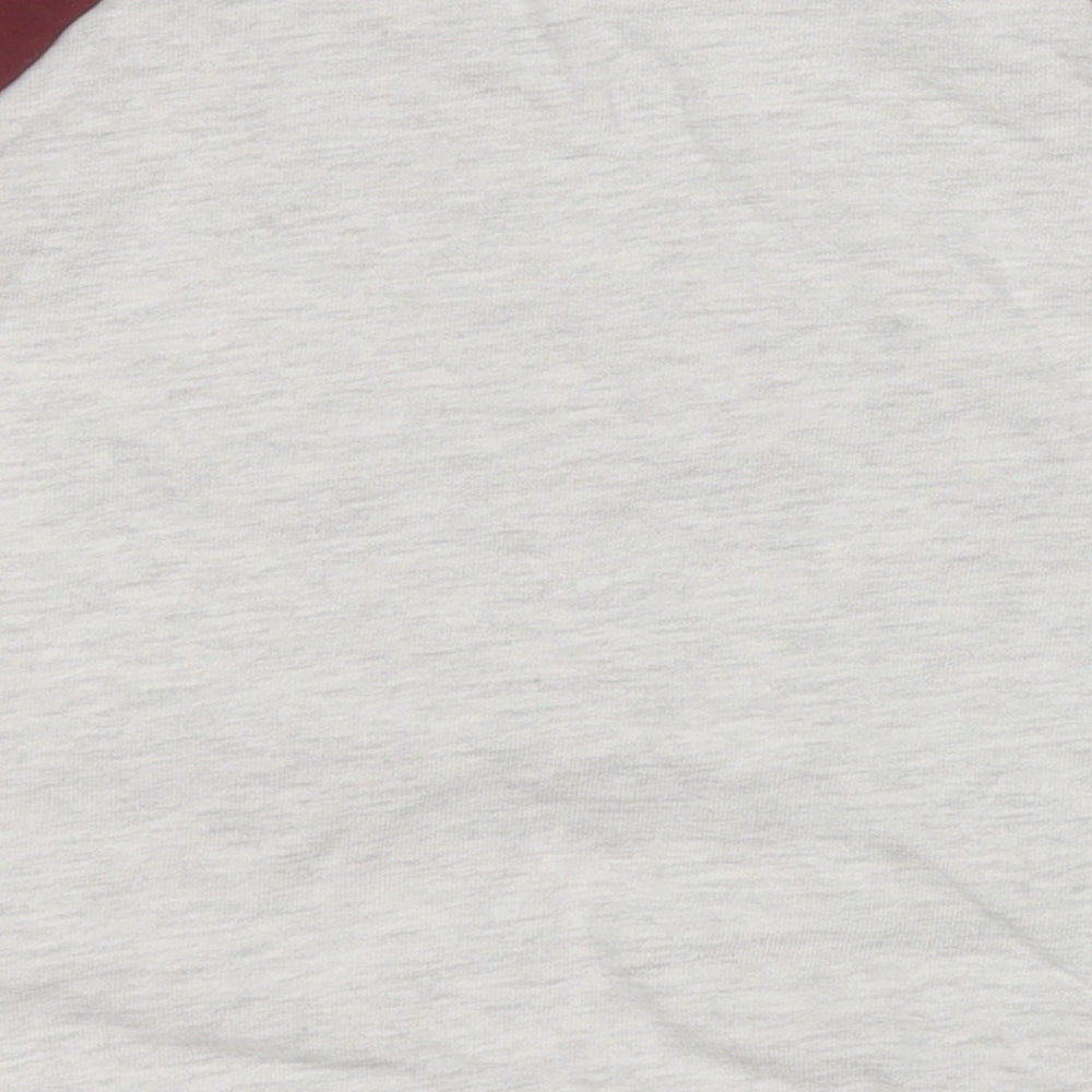 Preworn Boys Grey  Polyester Pullover Sweatshirt Size 6 Years   - Bulldog
