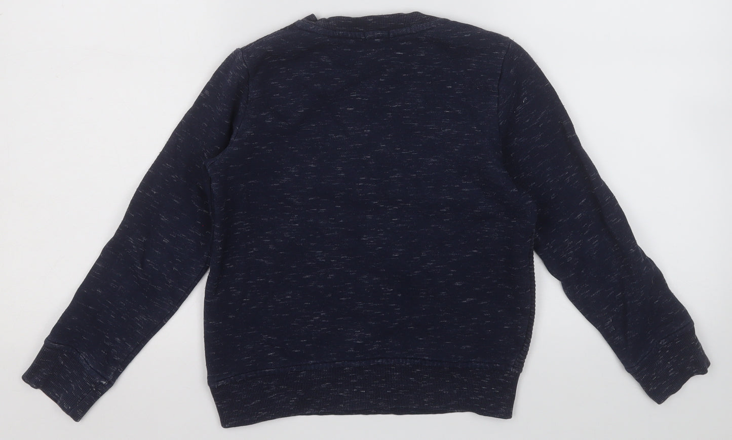 inextenso Boys Blue  Polyester Pullover Sweatshirt Size 8-9 Years