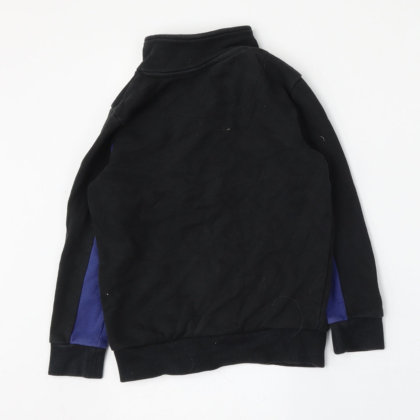 PlayStation Boys Black  Cotton Pullover Sweatshirt Size 6-7 Years  Zip - Gaming