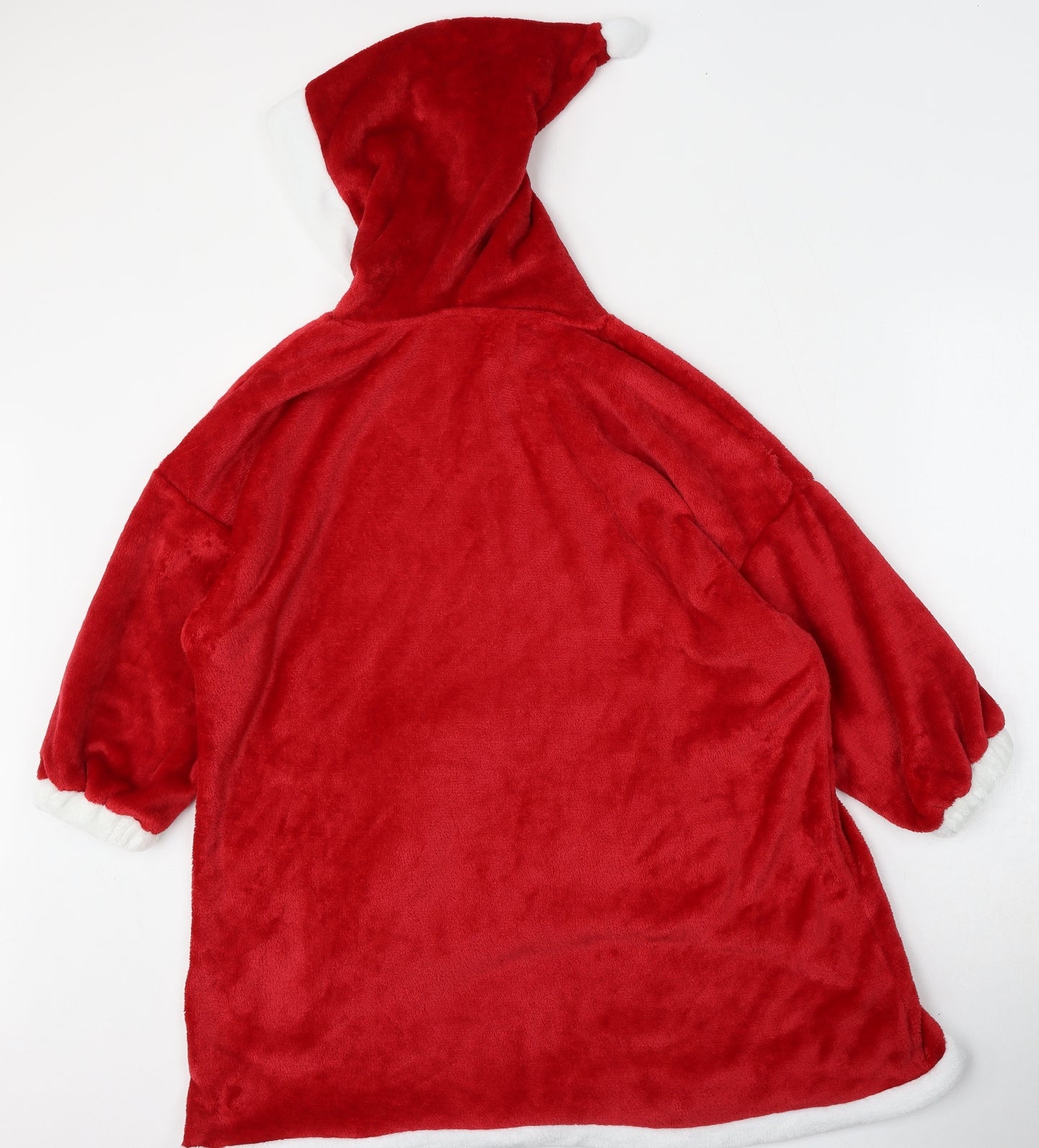 Dunelm Womens Red  Polyester Top Pyjama Top Size M   - Christmas