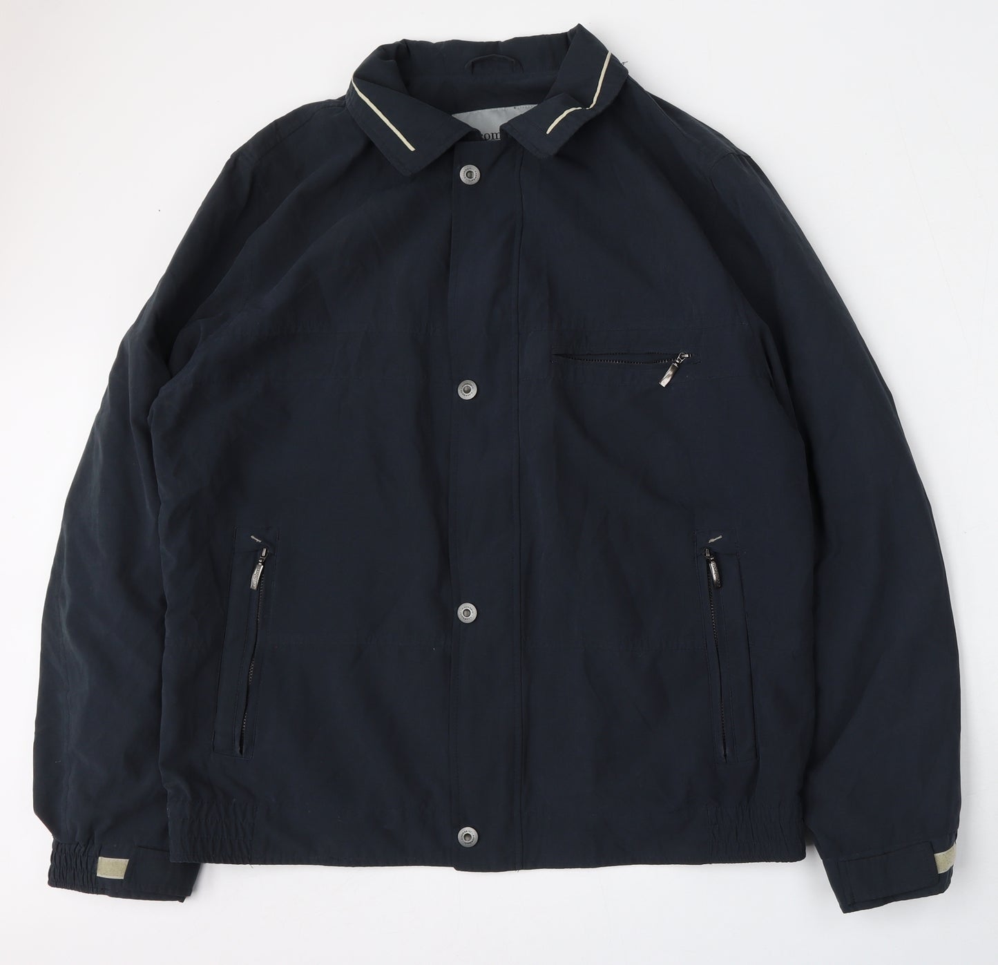 C. Comberti Mens Blue   Jacket  Size XL  Zip