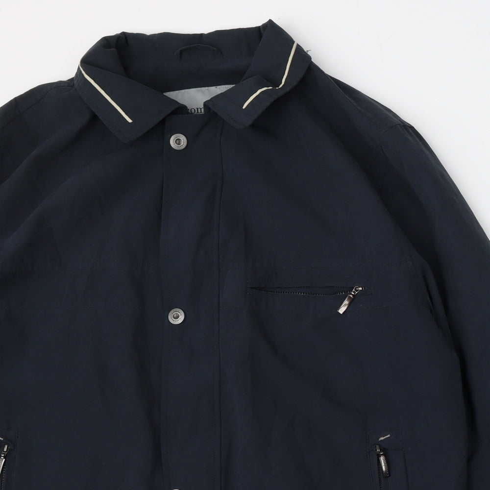 C. Comberti Mens Blue   Jacket  Size XL  Zip