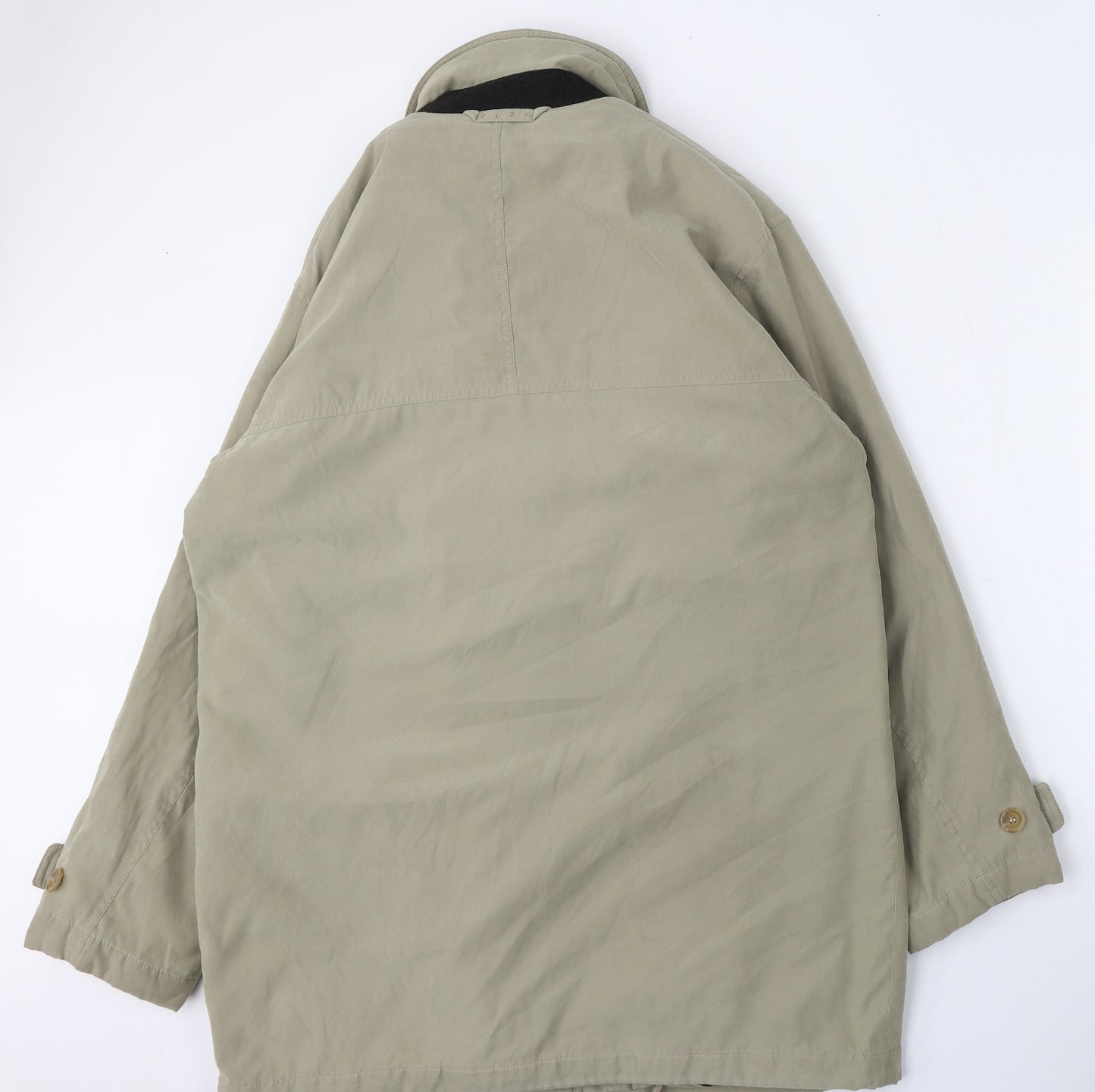 Bush Mens Beige   Jacket  Size 2XL  Button