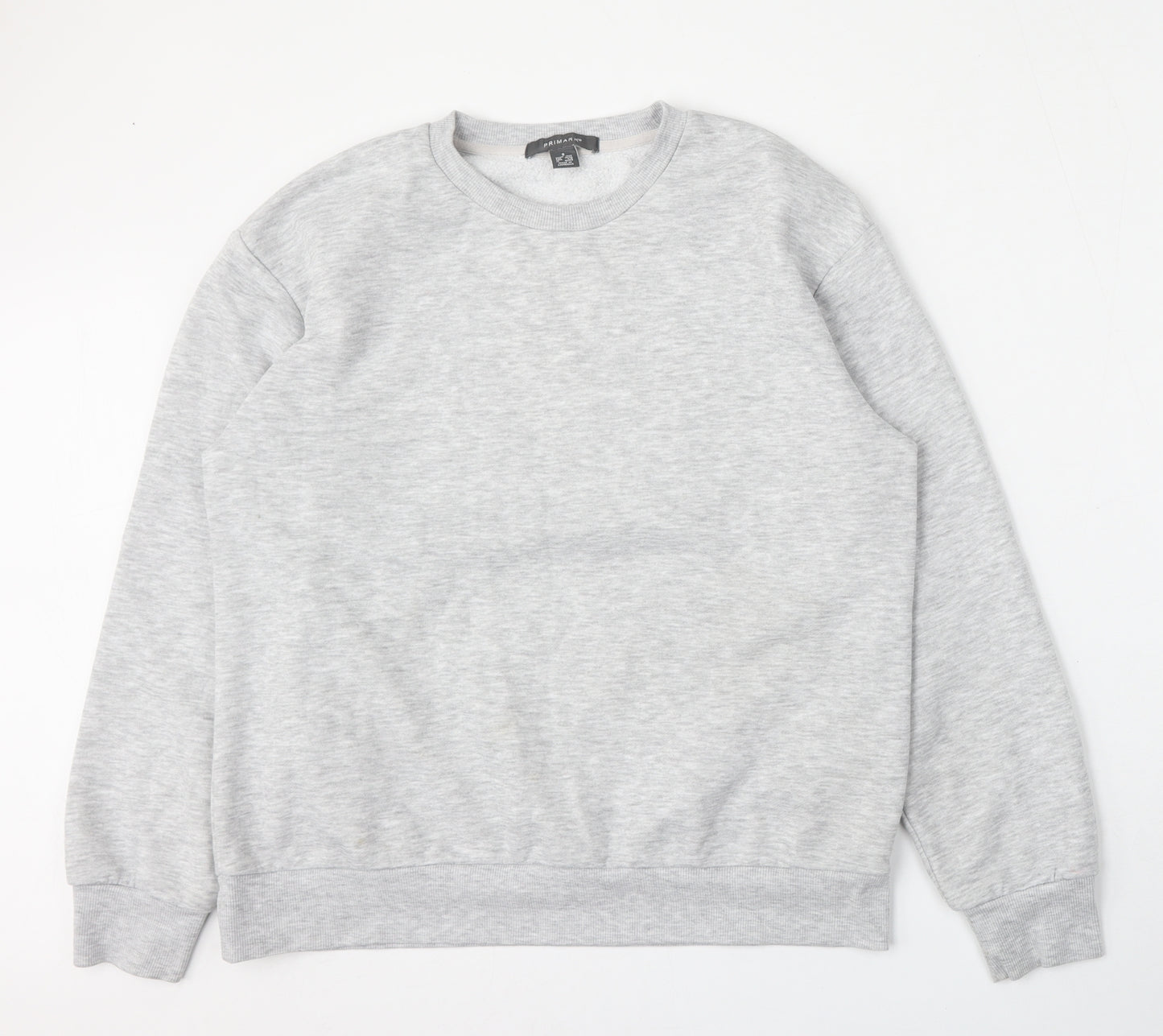 Primark Womens Grey  Polyester Pullover Sweatshirt Size 10