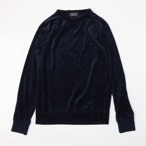 Primark Mens Blue  Polyester Pullover Sweatshirt Size XS