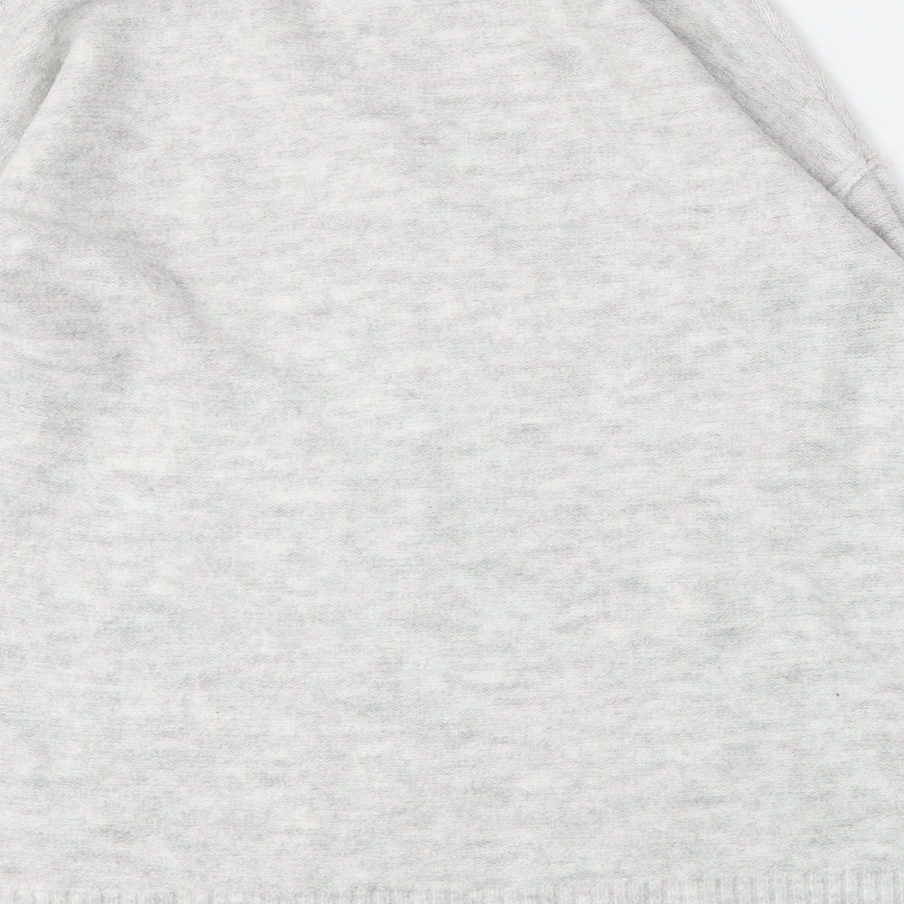 Primark Womens Grey Round Neck  Acrylic Pullover Jumper Size 6