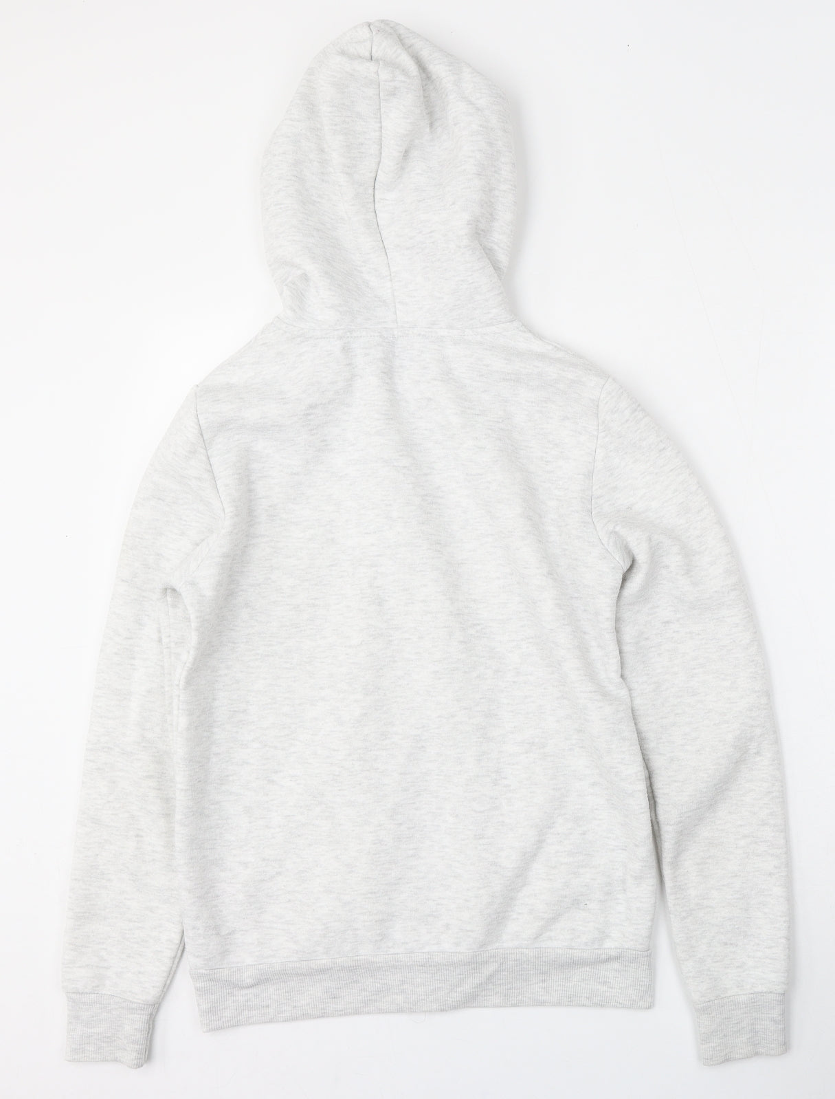 Peacocks Womens Grey  Polyester Full Zip Hoodie Size 8  Zip