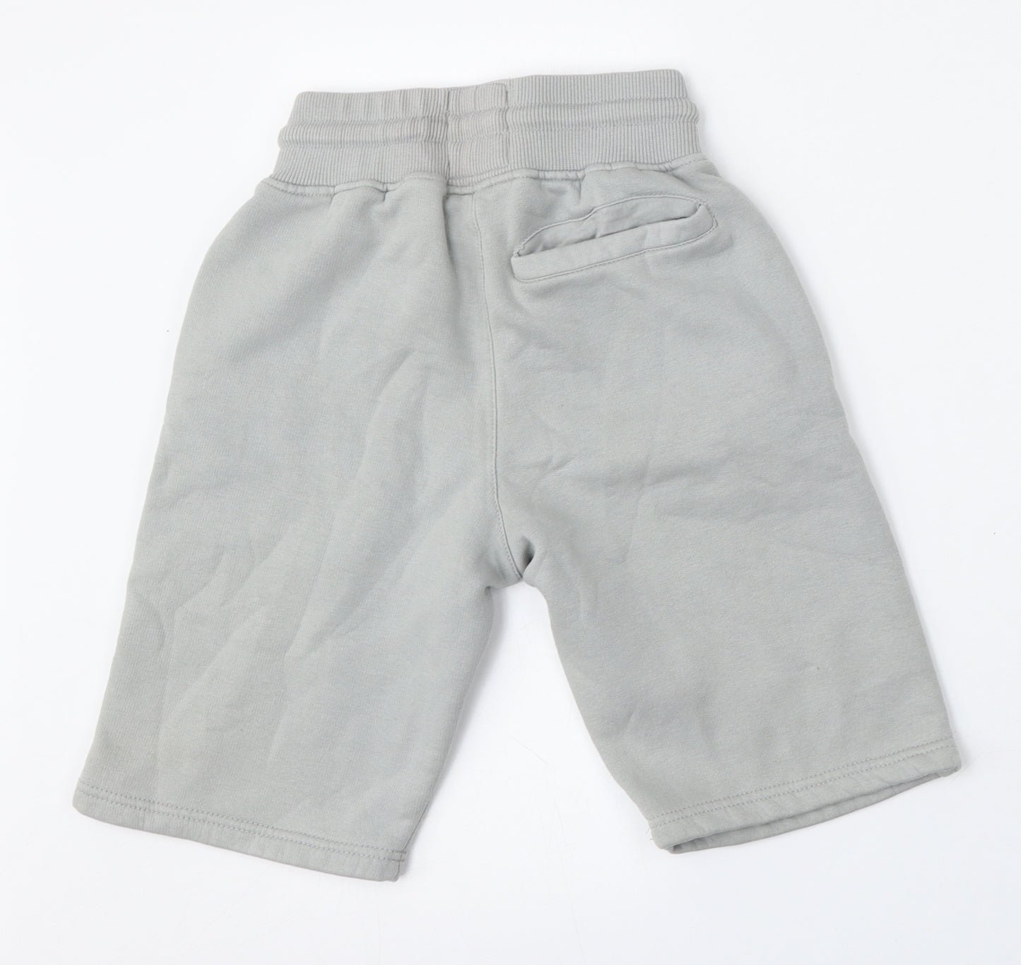 FC Fabric Mens Blue  Cotton Sweat Shorts Size XS L12 in Regular Tie