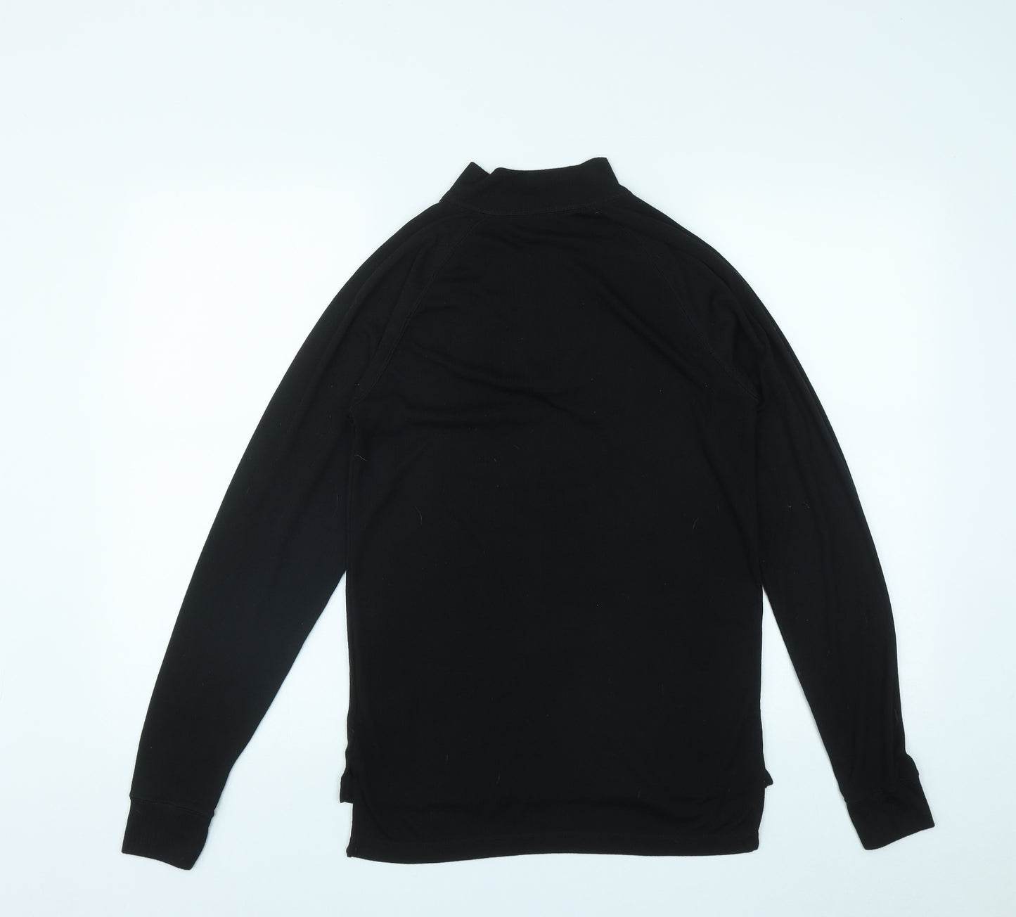 Parallel Mens Black  Polyester Pullover Sweatshirt Size S