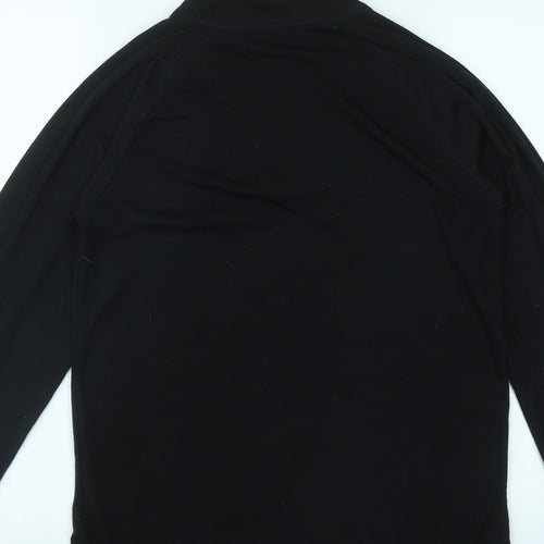 Parallel Mens Black  Polyester Pullover Sweatshirt Size S