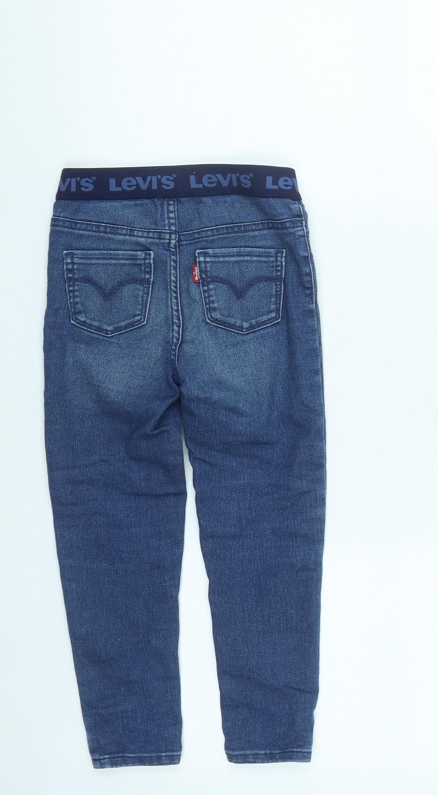 Levi's Boys Blue  Cotton Straight Jeans Size 4-5 Years  Regular