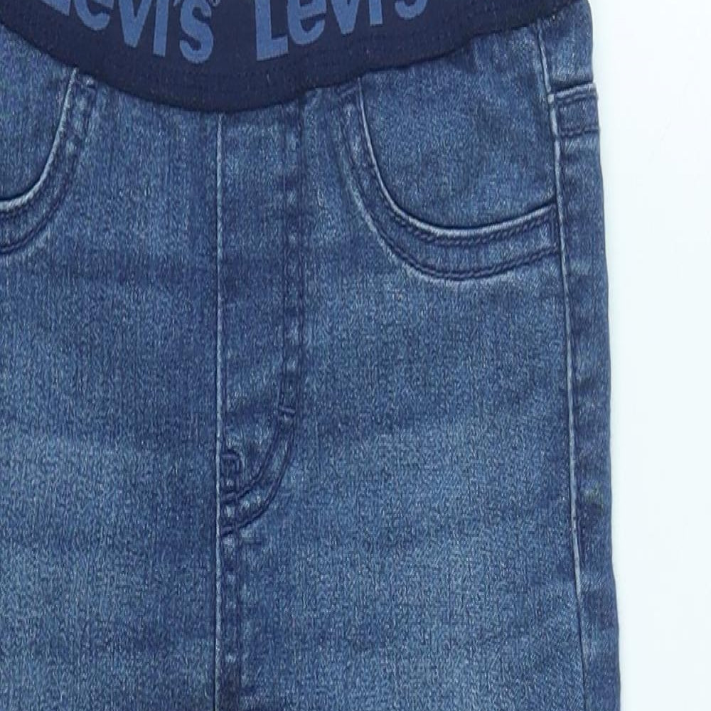 Levi's Boys Blue  Cotton Straight Jeans Size 4-5 Years  Regular