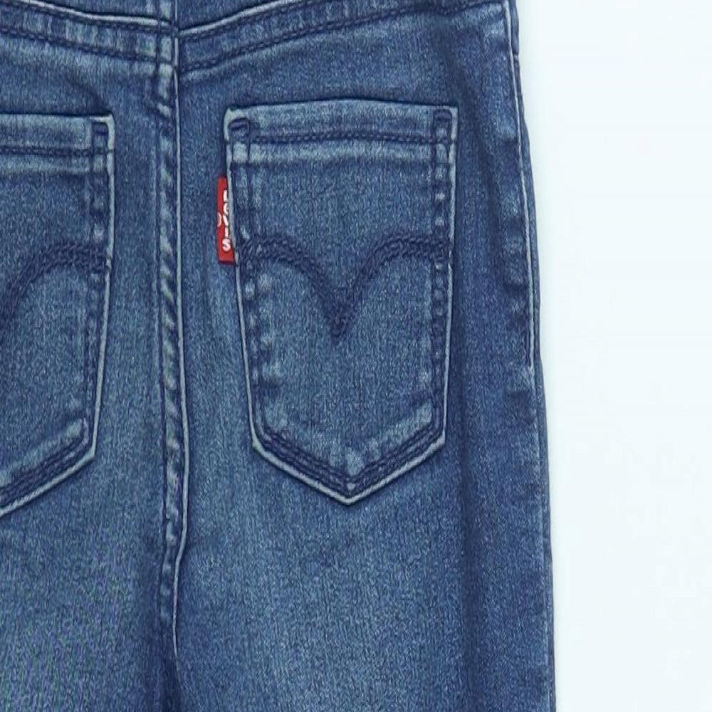 Levi's Boys Blue  Cotton Straight Jeans Size 4-5 Years  Regular