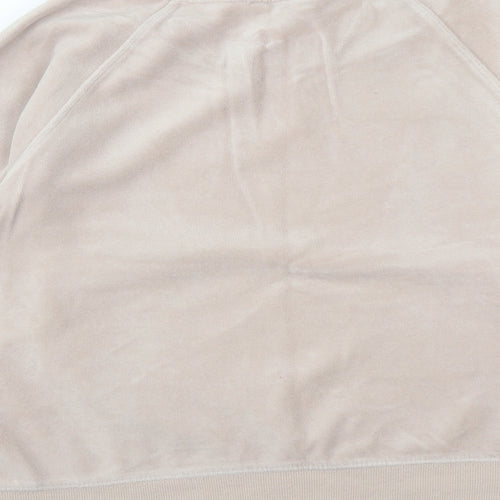 New Look Womens Pink Round Neck  Cotton Pullover Jumper Size 12