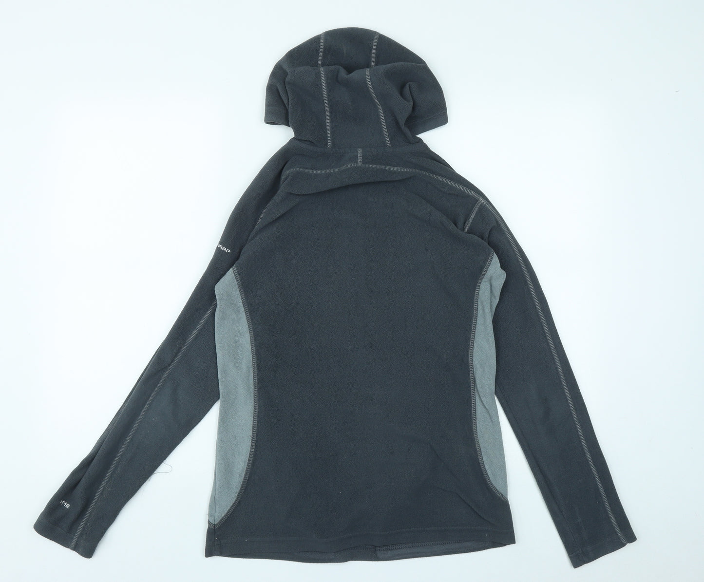 Trespass Womens Grey  Polyester Pullover Hoodie Size M  Zip