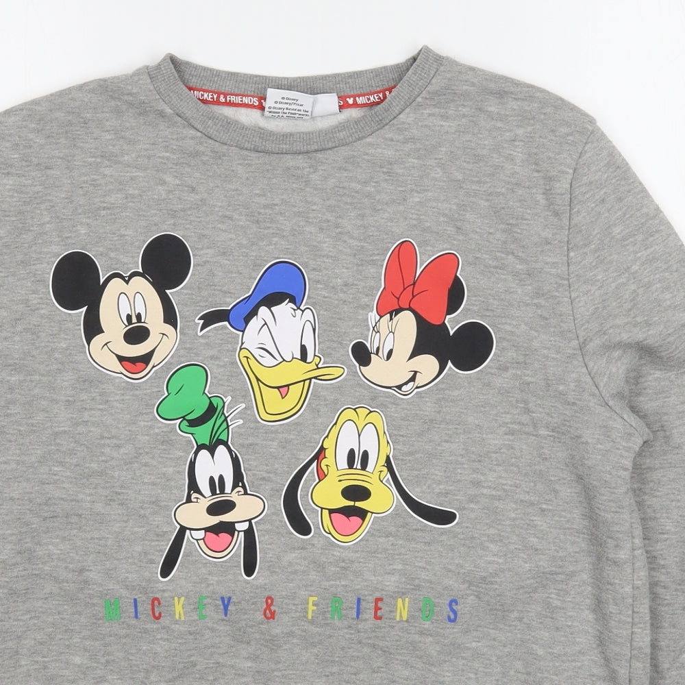 Primark Womens Grey  Polyester Pullover Sweatshirt Size S  Pullover