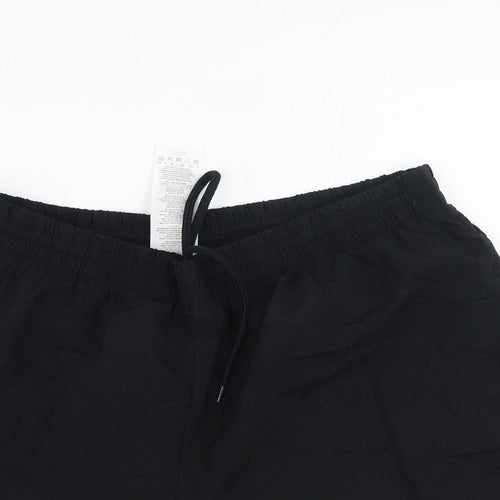 Speedo Mens Black  Nylon Sweat Shorts Size XL L6 in Regular