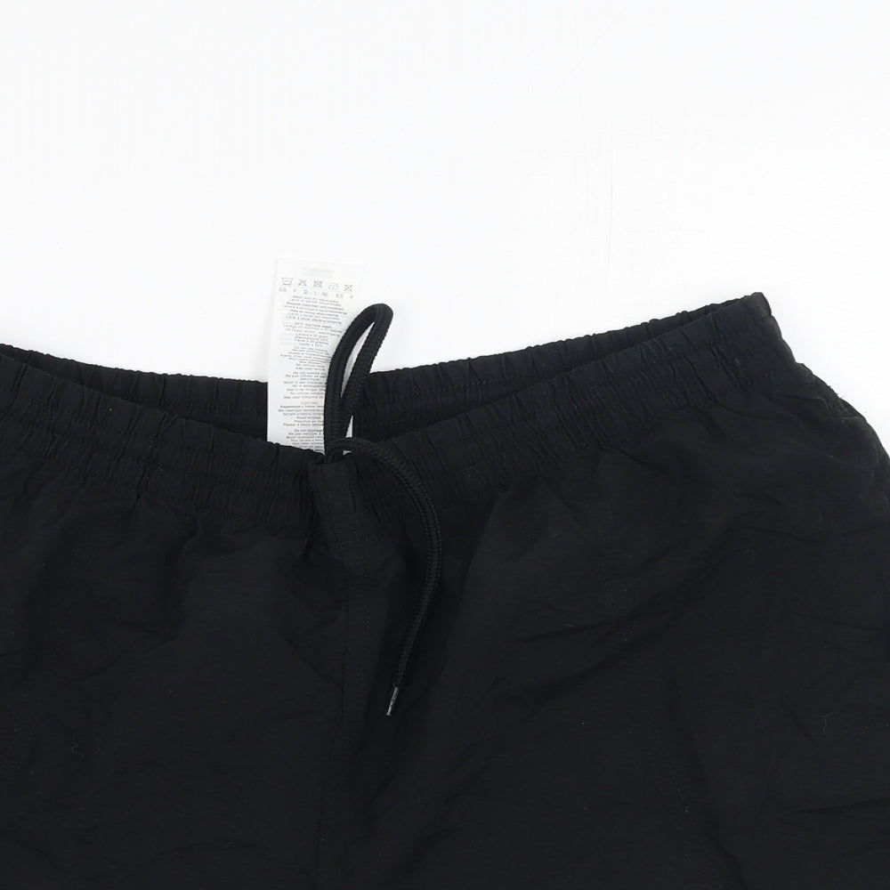 Speedo Mens Black  Nylon Sweat Shorts Size XL L6 in Regular