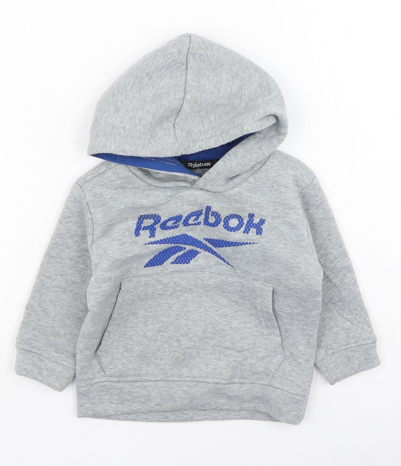 Reebok Baby Grey  Polyester Pullover Jumper Size 12-18 Months