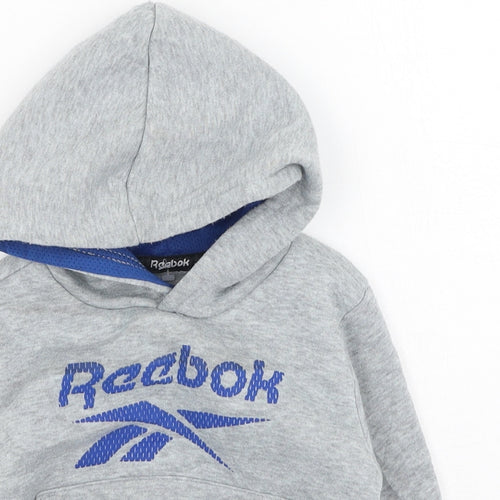 Reebok Baby Grey  Polyester Pullover Jumper Size 12-18 Months