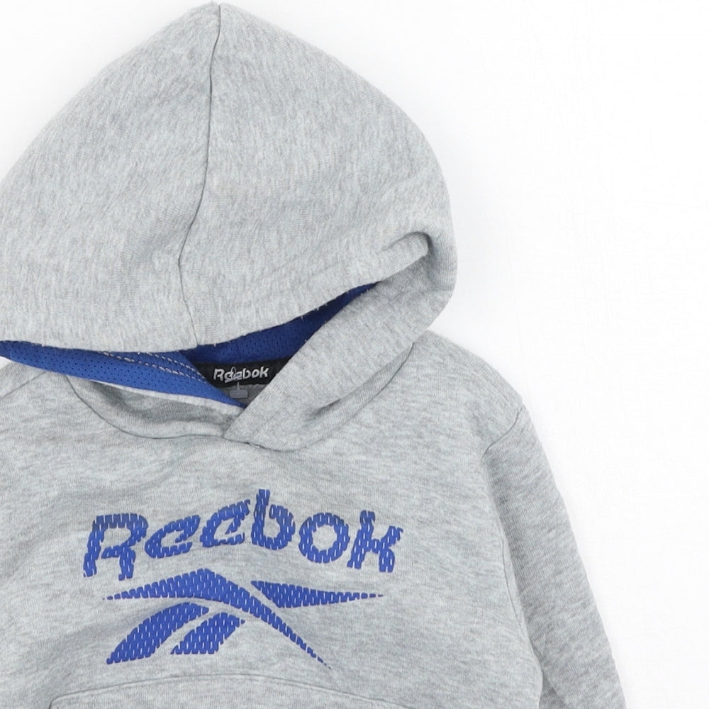 Reebok Baby Grey  Polyester Pullover Jumper Size 12-18 Months