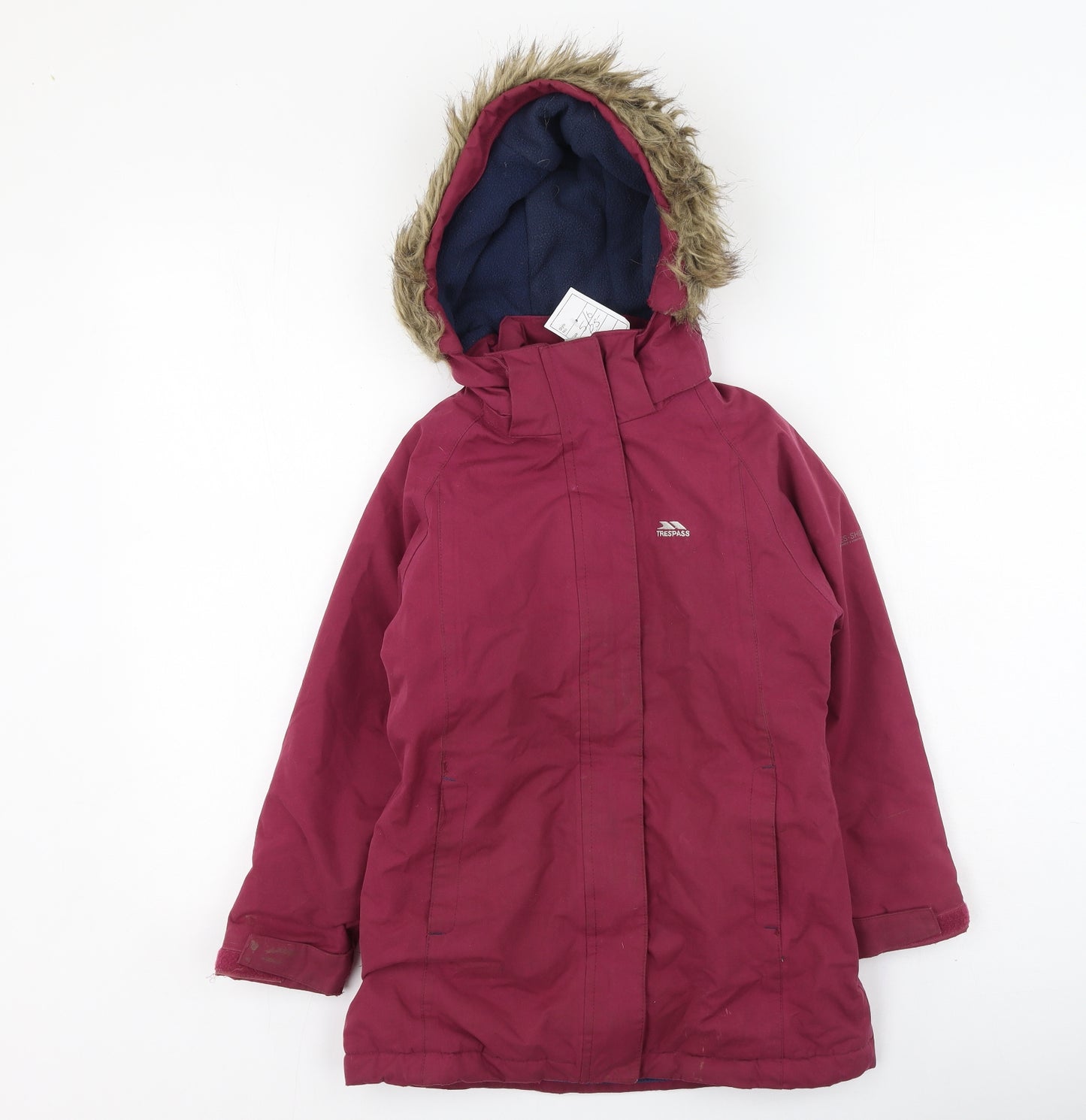Trespass Girls Purple   Quilted Coatigan Size 5-6 Years