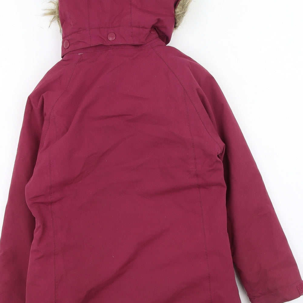 Trespass Girls Purple   Quilted Coatigan Size 5-6 Years