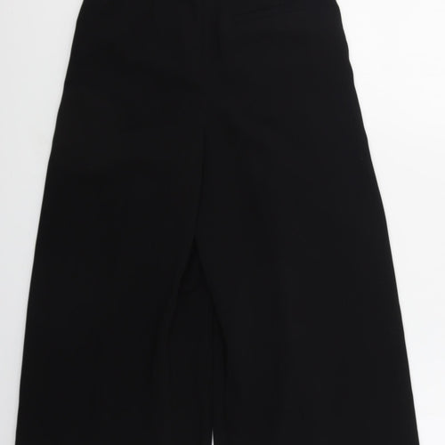 Topshop Womens Black  Polyester Trousers  Size 4 L22 in Regular Zip