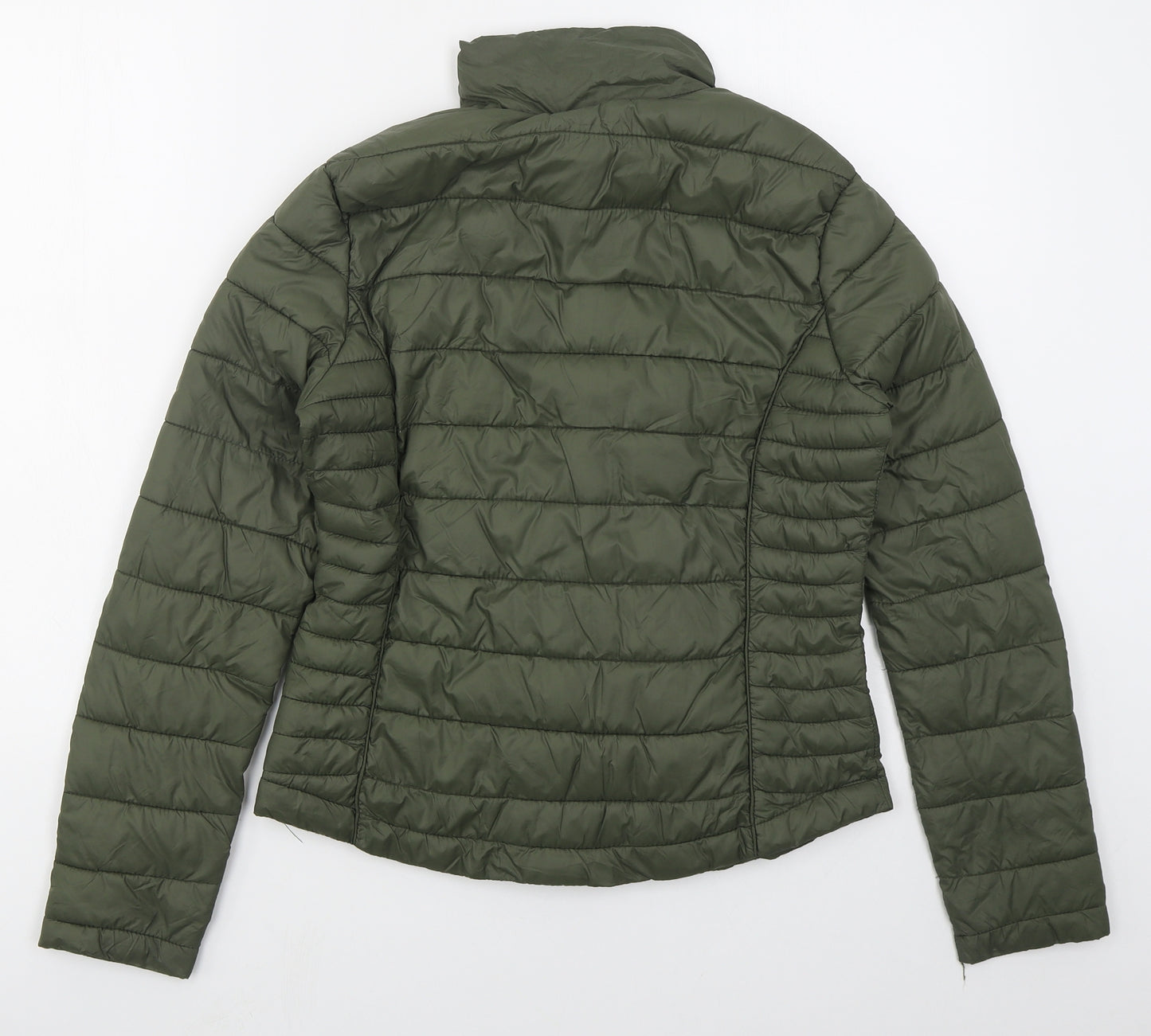 Atmosphere Womens Green   Quilted Coat Size 6  Zip