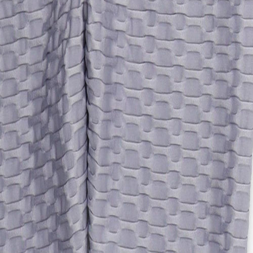 Preworn Womens Grey  Polyester Compression Leggings Size S L23 in Regular