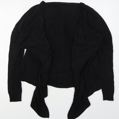 George Womens Black V-Neck  Polyester Cardigan Jumper Size 18