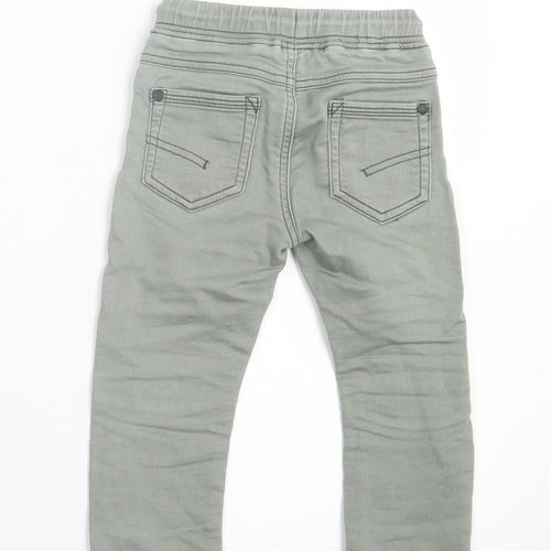 NEXT Boys Green  Cotton Capri Jeans Size 2 Years  Regular Tie