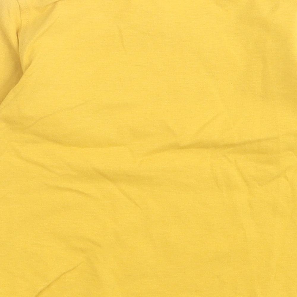 Marks and Spencer Boys Yellow  Cotton Basic Casual Size 18-24 Months Crew Neck Pullover