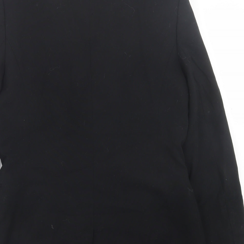 NEXT Womens Black   Jacket Blazer Size 8  Button - Tailored