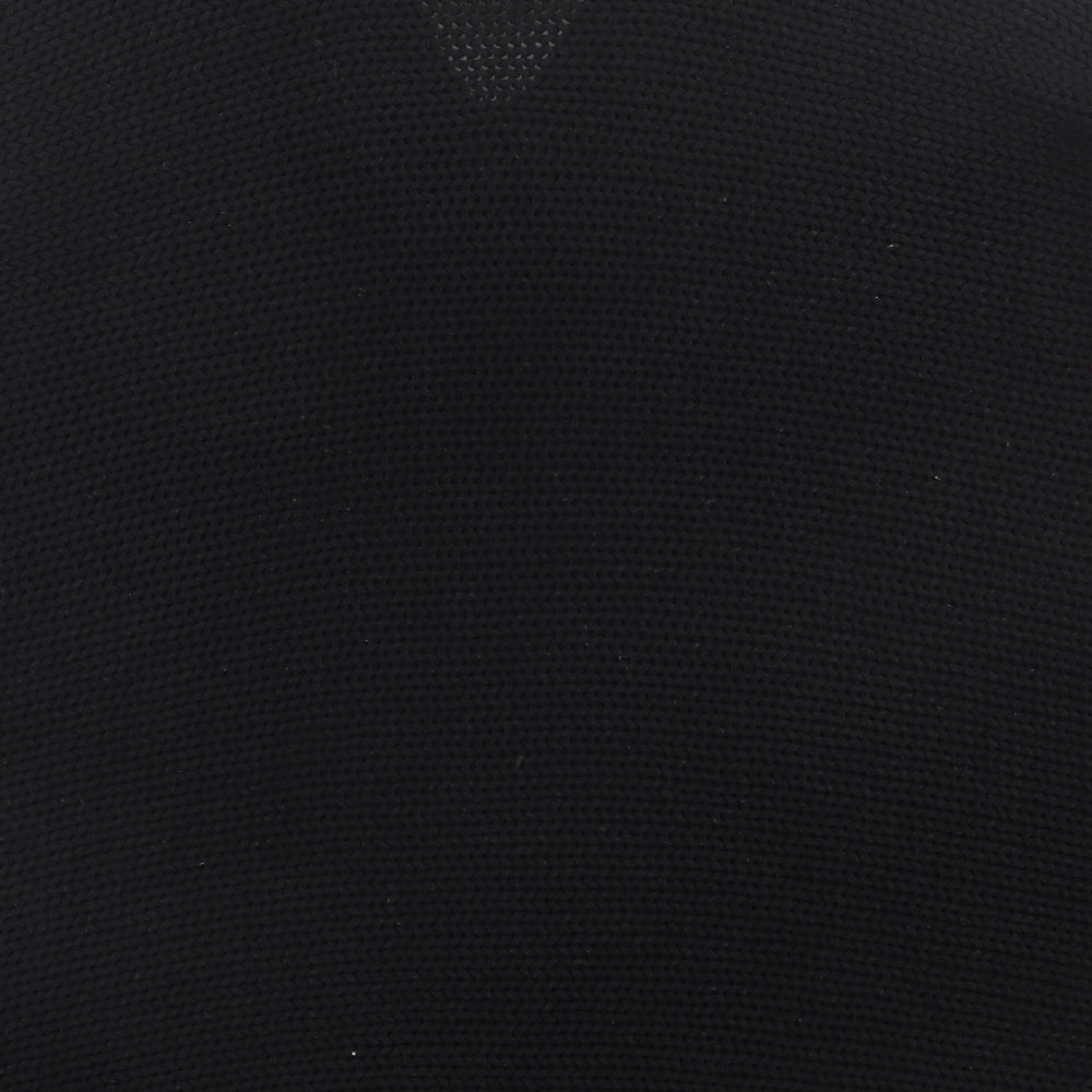 Noisy may Womens Black V-Neck  Acrylic Pullover Jumper Size M