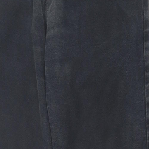 Blue Harbour Mens Black  Cotton Straight Jeans Size 34 in L31 in Regular Button