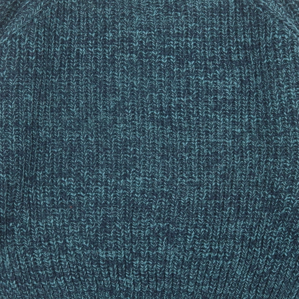 PG Field Mens Blue V-Neck  Acrylic Pullover Jumper Size M