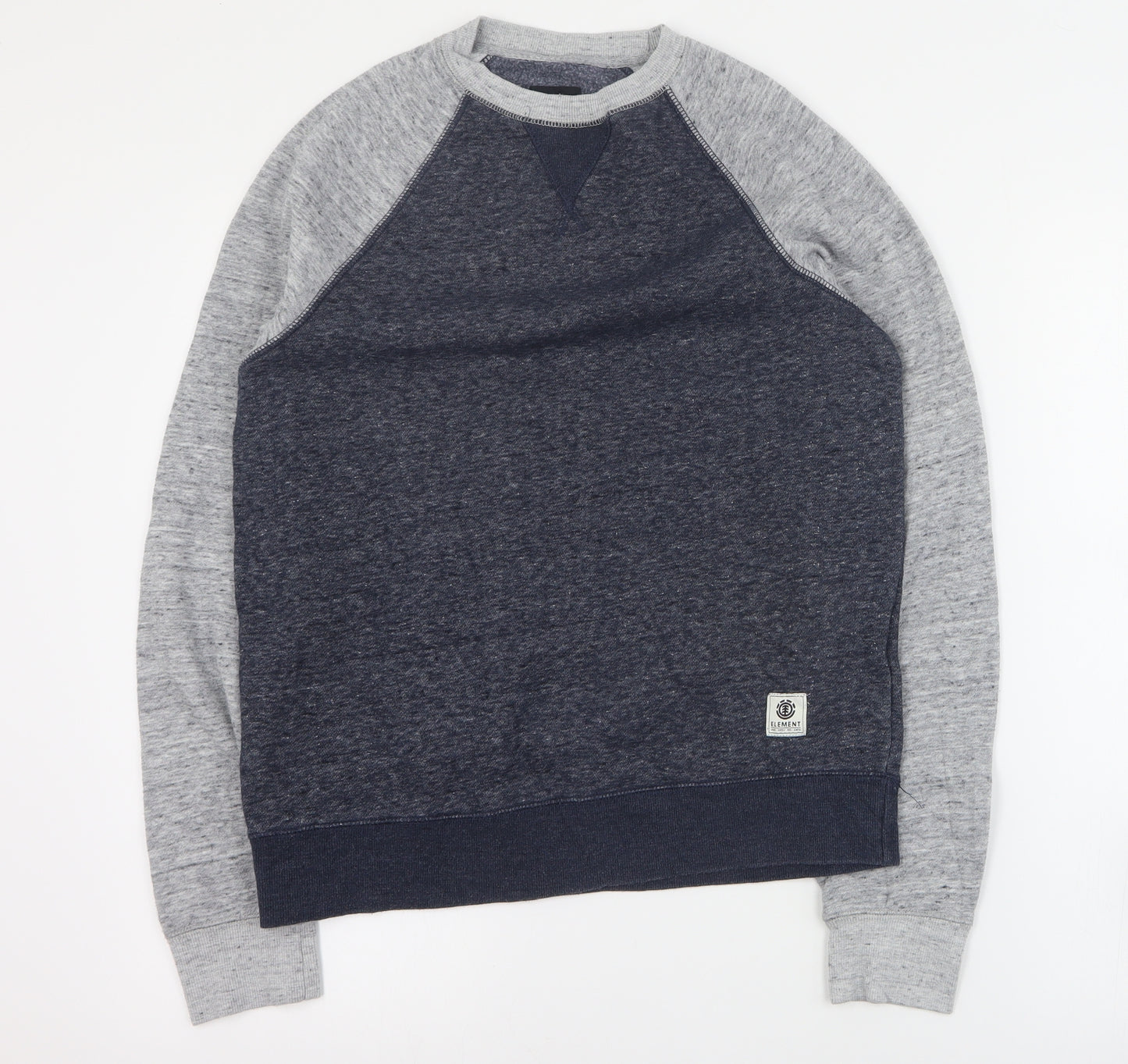 Element Mens Grey  Cotton Pullover Sweatshirt Size S