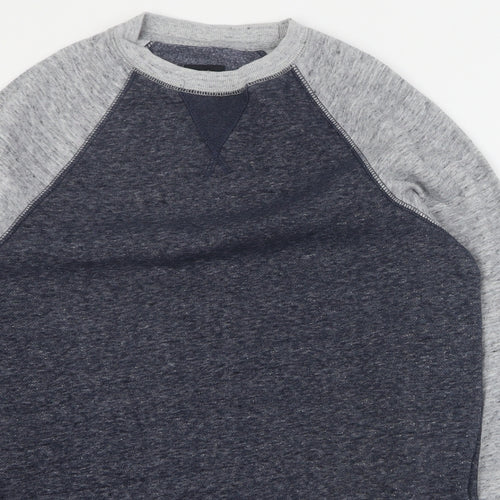 Element Mens Grey  Cotton Pullover Sweatshirt Size S