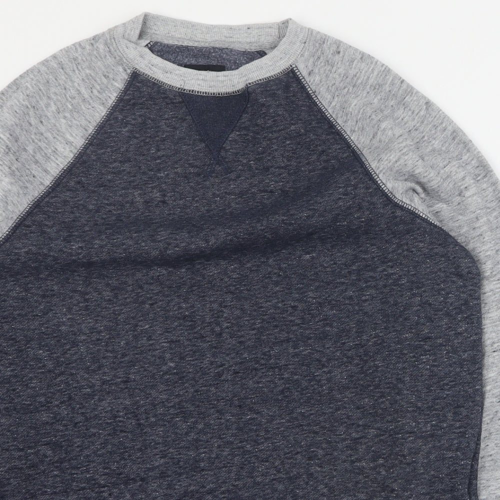 Element Mens Grey  Cotton Pullover Sweatshirt Size S