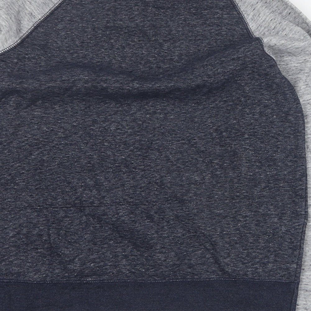 Element Mens Grey  Cotton Pullover Sweatshirt Size S