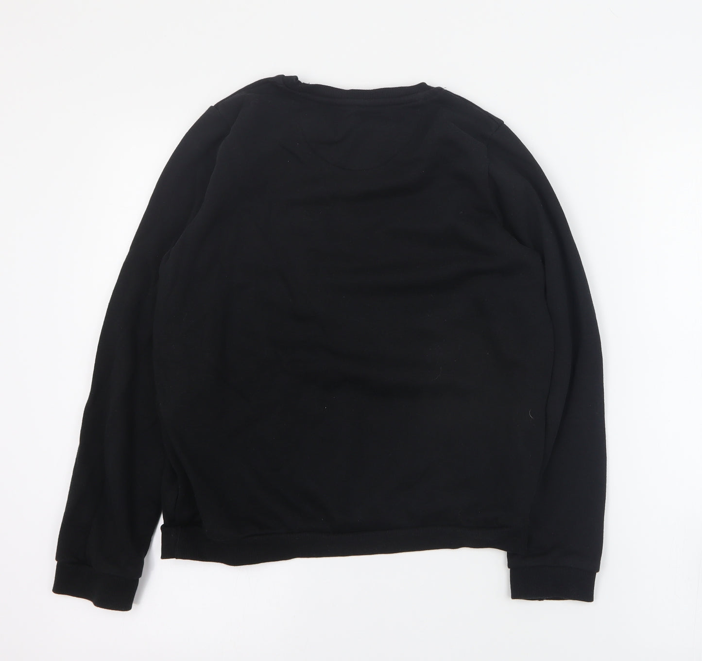 Primark Boys Black  Cotton Pullover Sweatshirt Size 12-13 Years  Pullover