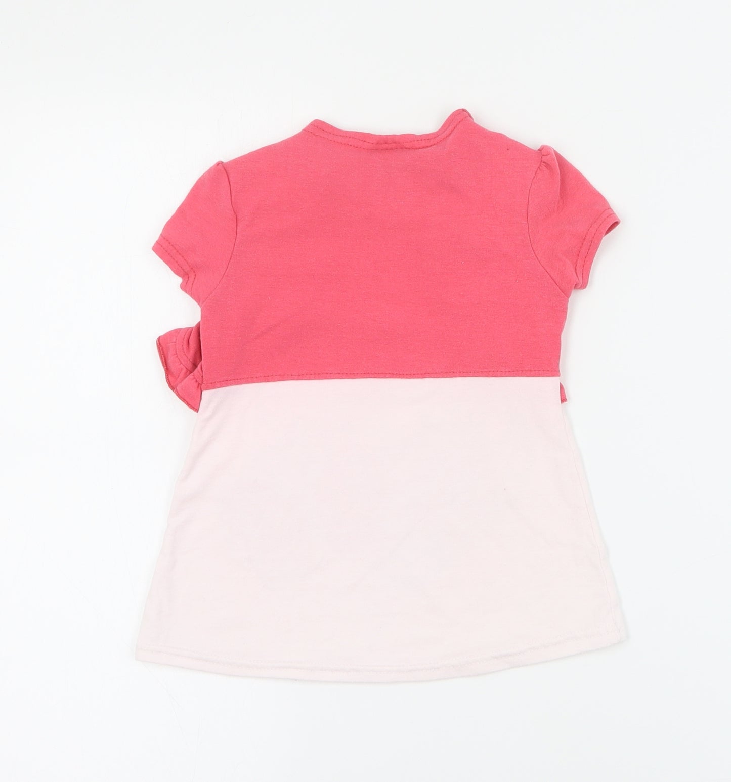 2B Real Girls Pink  Cotton Pullover T-Shirt Size 2 Years Round Neck Pullover