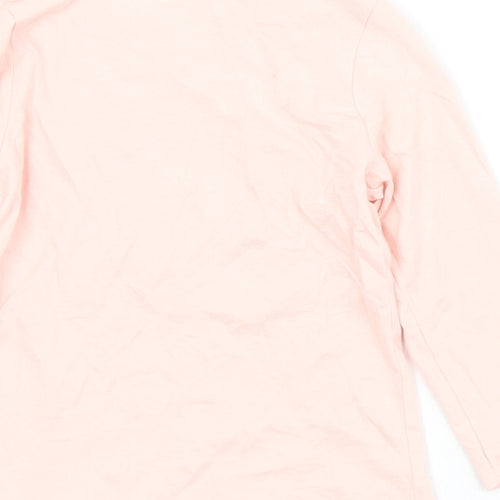 George Girls Pink  Cotton Basic T-Shirt Size 18-24 Months Crew Neck  - Avocado Toast