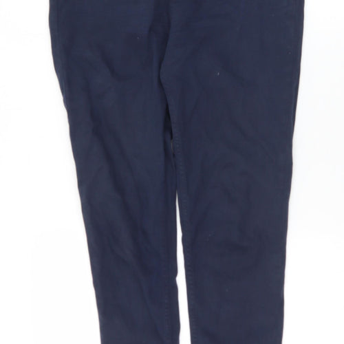 F&F Womens Blue  Lyocell Skinny Jeans Size 10 L28 in Slim Zip