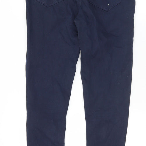 F&F Womens Blue  Lyocell Skinny Jeans Size 10 L28 in Slim Zip